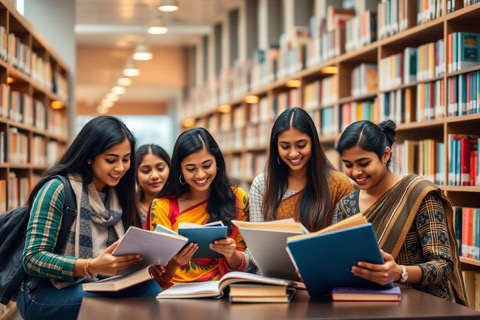 Students Studying